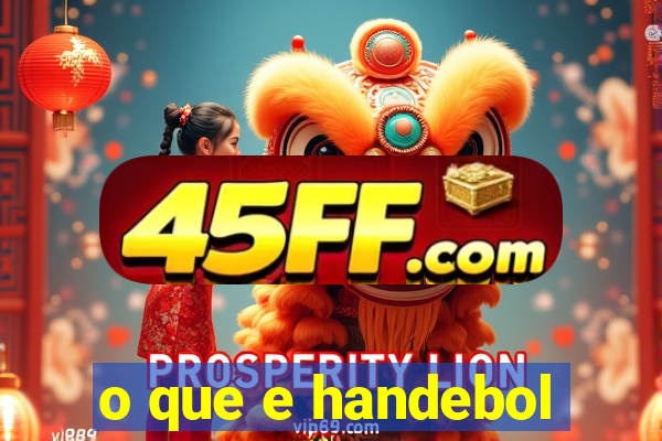 o que e handebol